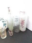 Decanters, Laboratory Bottle, Vases, and More