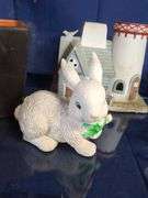 Planter, Candle Holders, Bunny Figure, and More