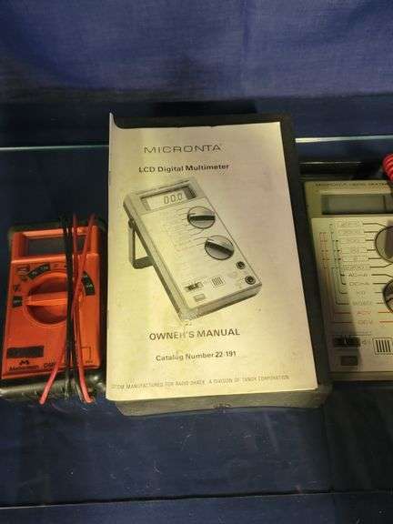Micronta LCD Digital Multimeter and Meterman DM9