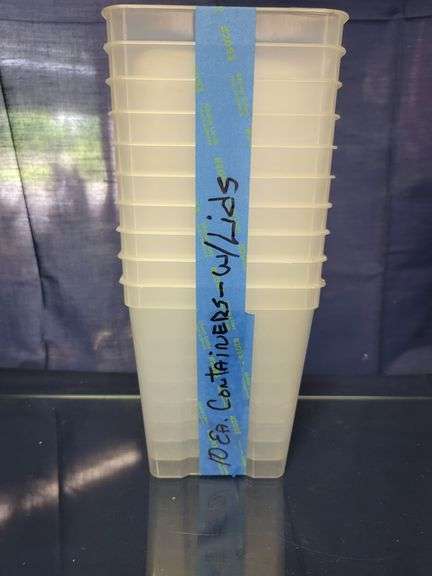 (10) Containers with Lids