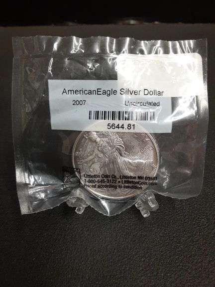 2007 Unc. American Silver Dollar Coin