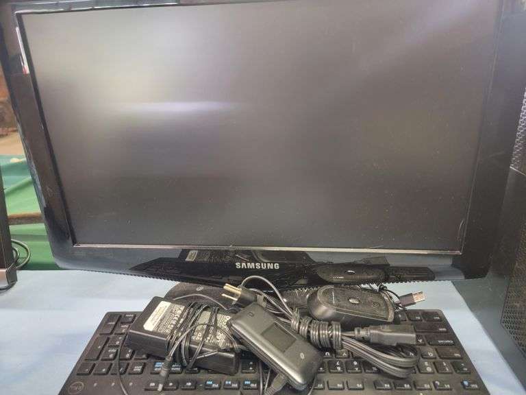 Samsun Monitor, Dell PC, and Accessories