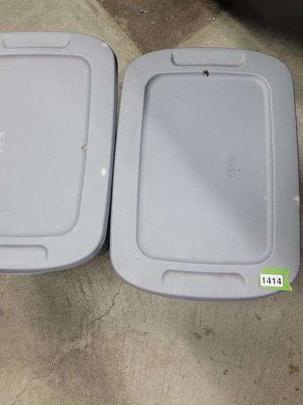 (2) Totes and Lids