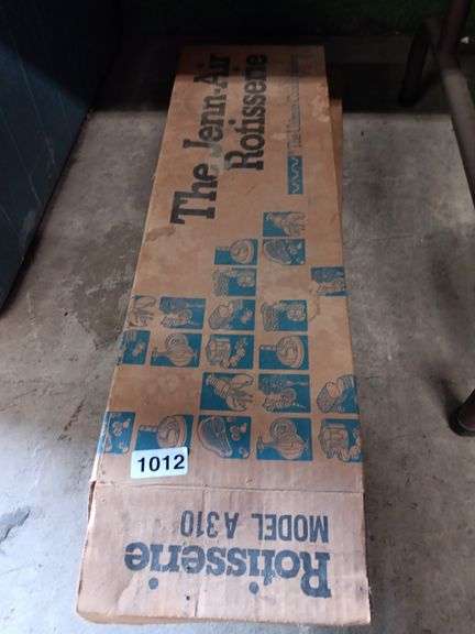 Jenn Air Rotisserie & Shish Ka Bob Cooking Attachments