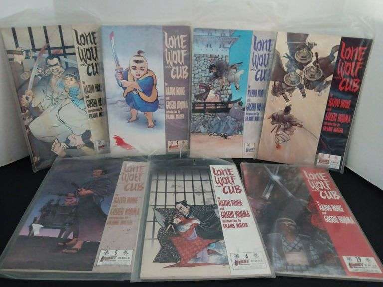 (7) Lone Wolf & Cub Graphic Novels