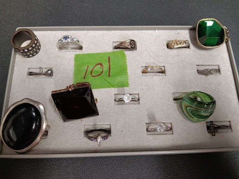 Assorted Costume Jewelry Rings