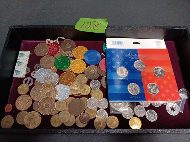 Assorted Coins & Tokens