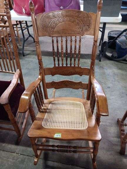 Rocking Chair w/ Cane Bottom