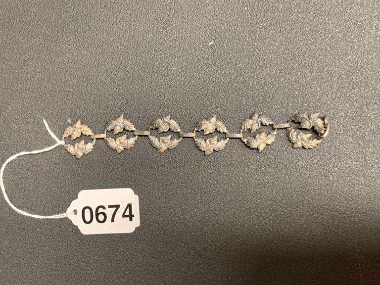 Vintage Danecraft Marked Sterling Bracelet 7"  12.65gr