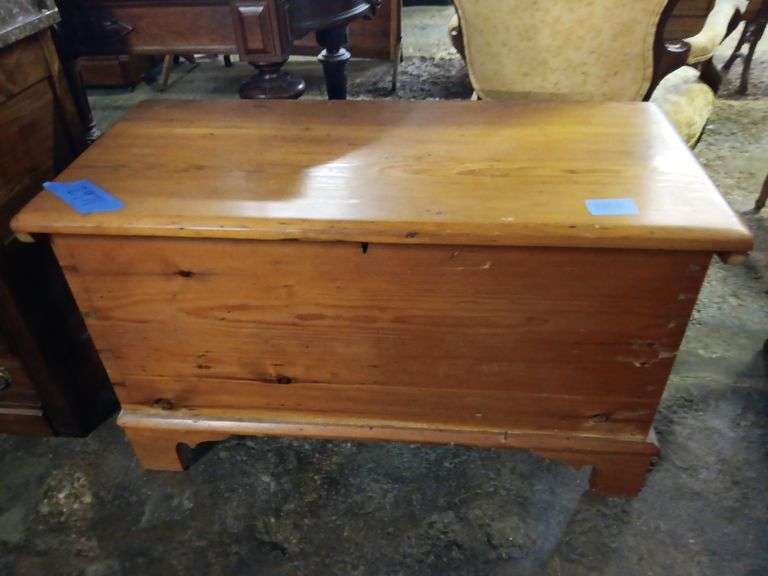 Antique Pine Blanket Chest
