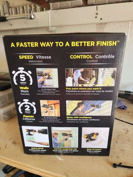 Sealed Wagner Flexio 2500 Paint And Stain Sprayer Delaware Auction Center JJt9wP6RUURO7LiUpjt3dHJi