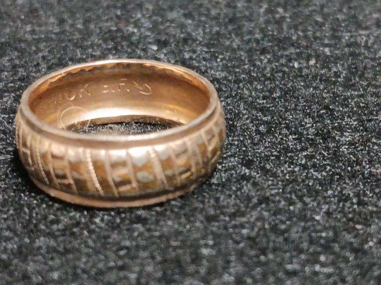 Marked 10k G.F. Ring Sz.6.5 2.46g