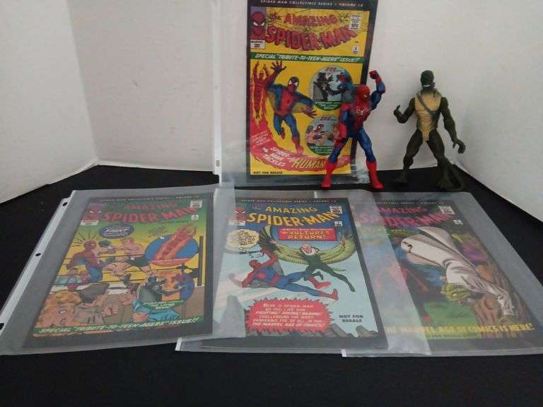 Spider Man Promo Comic Books & Action Figures