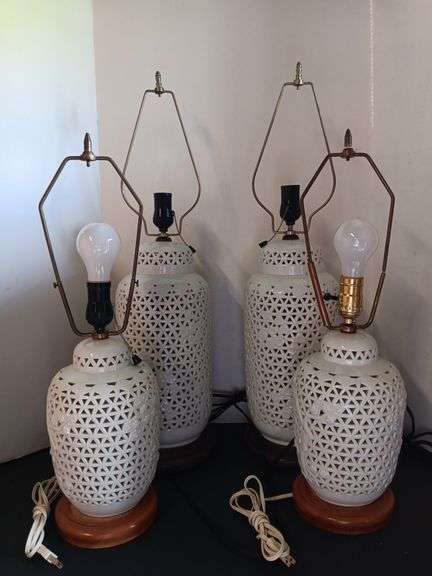 (2) Sets of Table Lamps w/ Shades