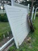 (2) 6'X6' Vinyl Fence Panels w/poles (must be removed by buyer)