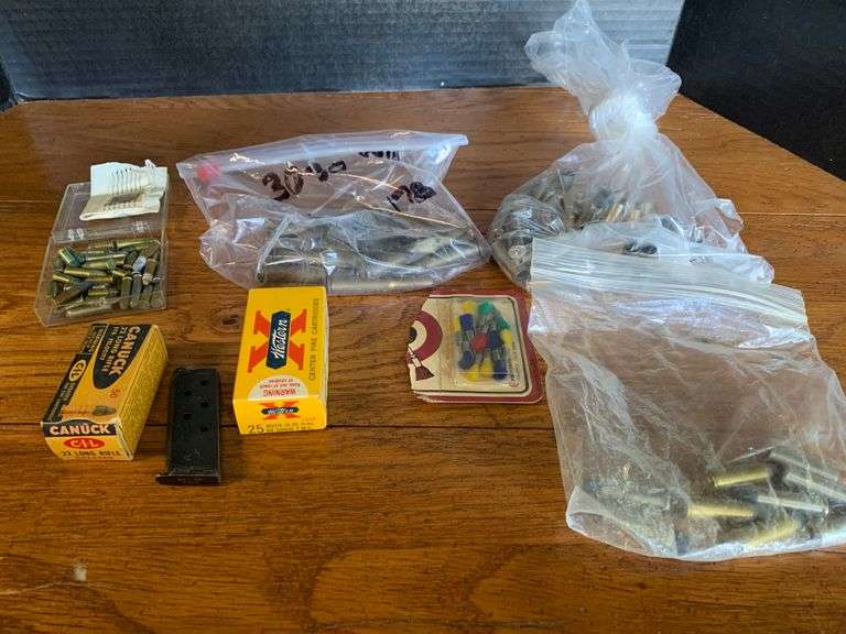 Assortment of Ammo (Full box of .25 Auto, .22 Cal., 30-30 Win, 38 Special)