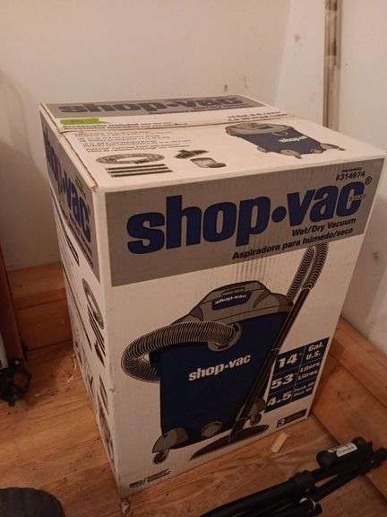 14Gal Shop Vac in Sealed Box
