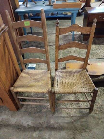 (2) Side Chairs w/ Cane Seats