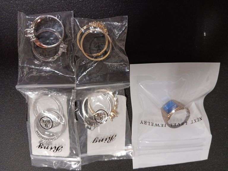 Assorted Costume Rings  Sz.9