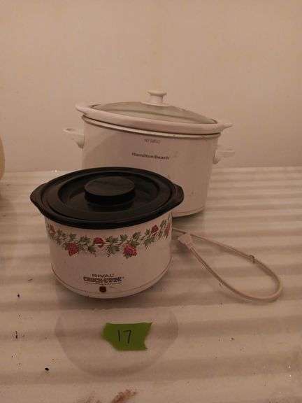 Rival Crockette and Hamilton Beach Crockpot