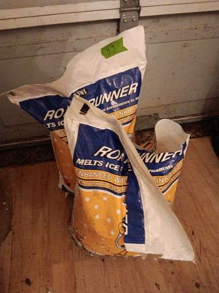 (1) Unopened Road Runner Ice Melt and (1) Partial