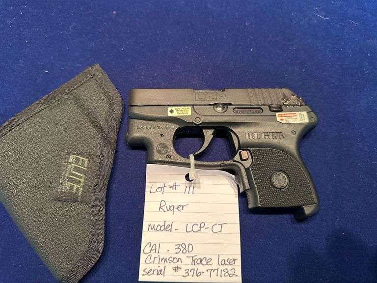 Ruger Model LCP-CT 380 Auto Pistol w/laser sight