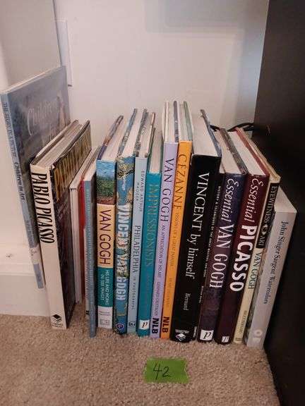 Large Assortment of Coffee Table Books on Art
