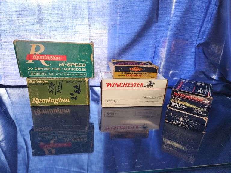 Large Assortment of Partial Boxes of Rifle & Pistol Rounds