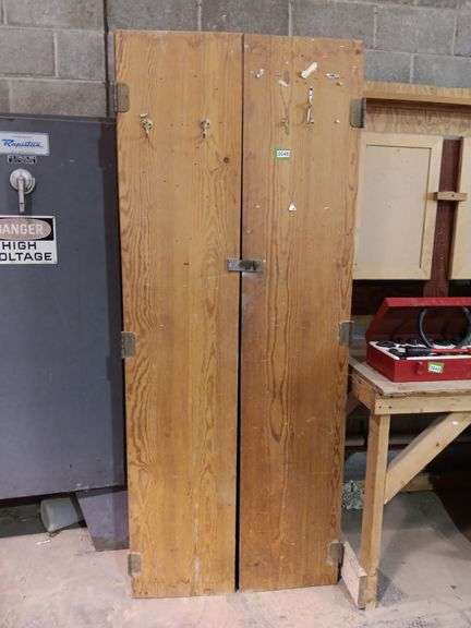 Wood Utility Cabinet