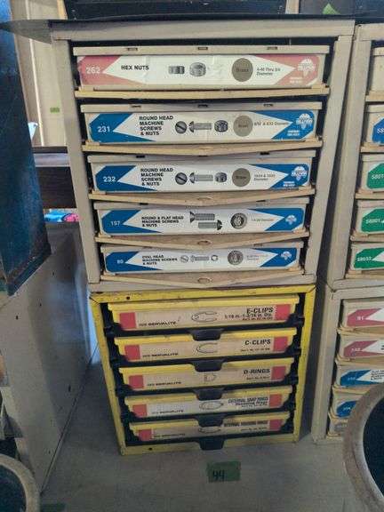 (2) Hardware Organizers and Contents