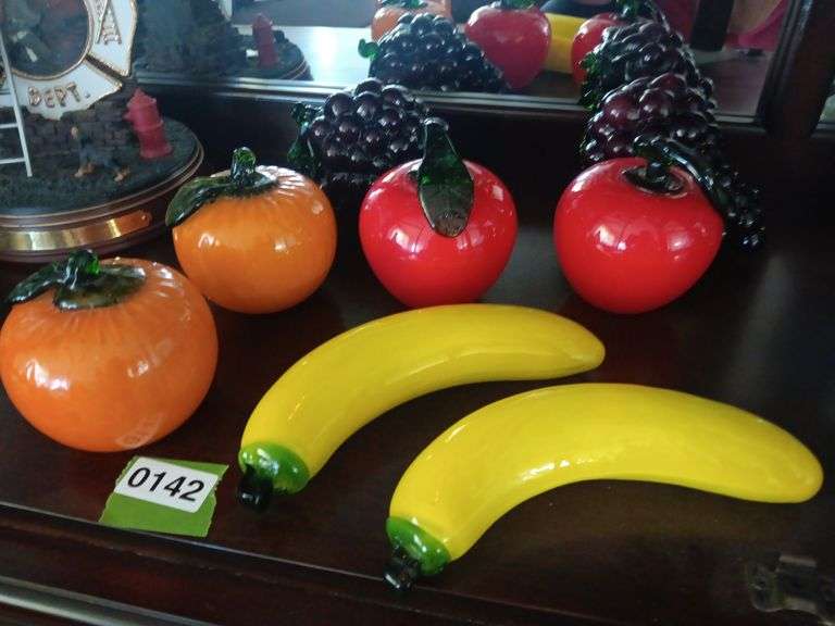 Collection of Glass Fruit
