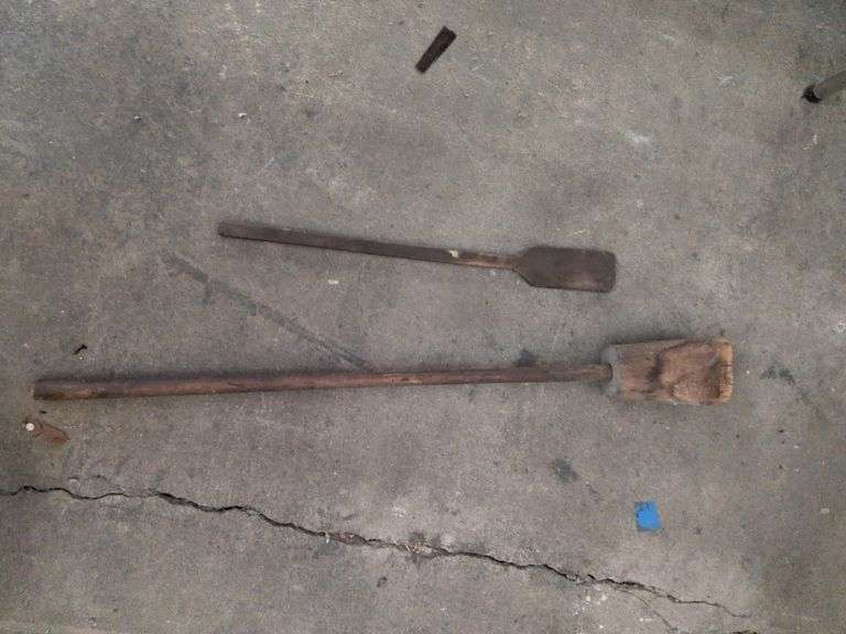 Primitive Masher and Lard Spoon