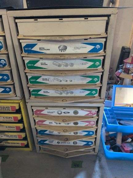 (2) Hardware Organizers and Contents