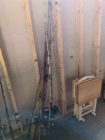 Assortment of Fishing Rods (Some with Reels)