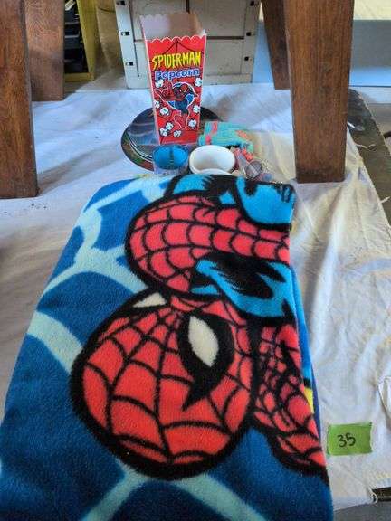 Super Hero Plates, Cups, Blanket, and More