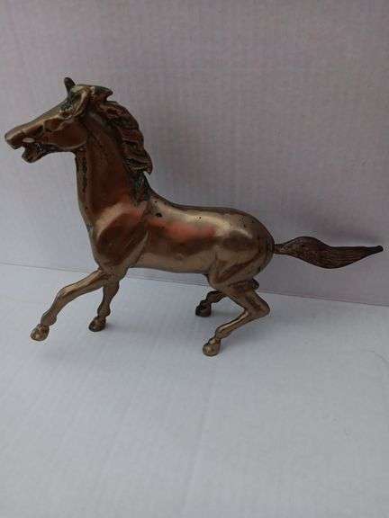 Brass horse