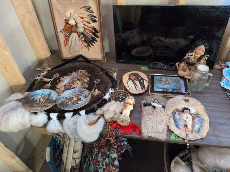 Large Assortment of Native American Decor