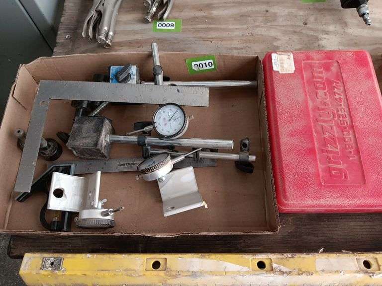 (3) Magnetic Base Sets & Assorted Machinist Items