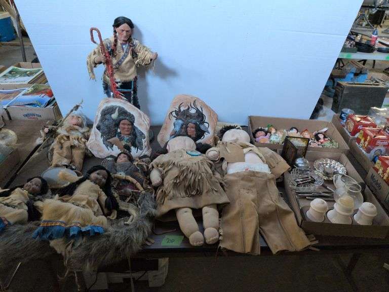 Native American Dolls and Decor, Fashion Dolls, and Other Decor