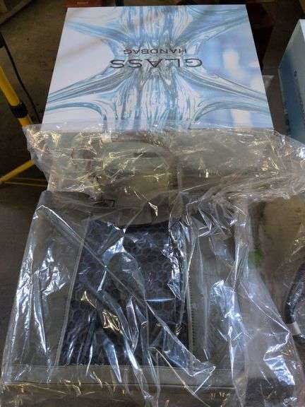 (2) Glass Handbags/Purses