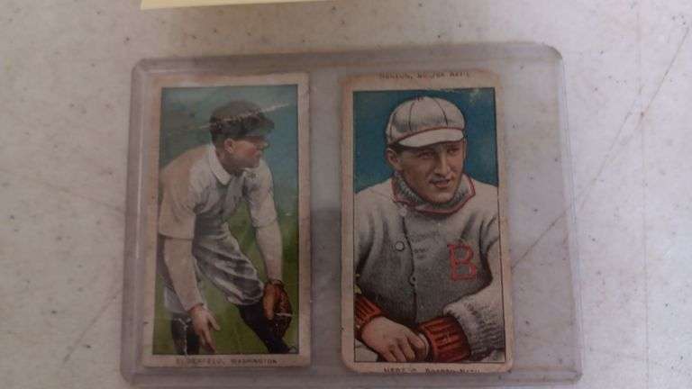 (2) 1909-11 T206 Piedmont Tobacco Cards