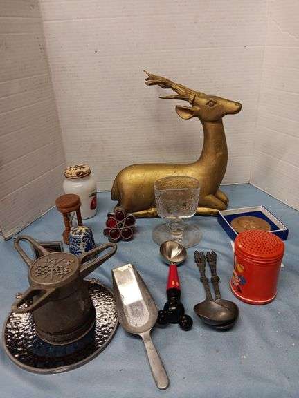 Carved Wood Deer, M/T Dust Cap, Variety of Shakers, and More
