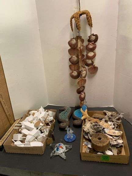 Seashells, Shell Wind Chime, Mini Buoys, and More