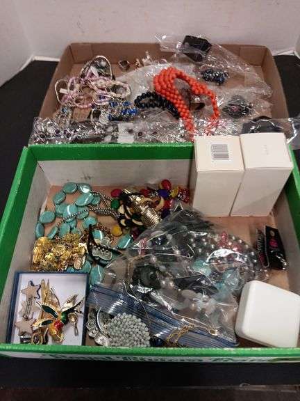 Costume Jewelry Earring, Brooches, and Necklaces