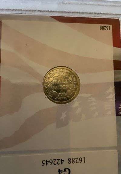 1857 Half Dime DOOLEY AUCTION LLC