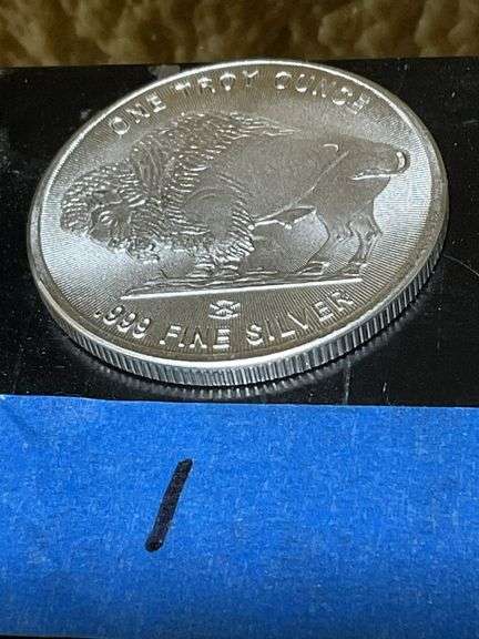 1 Oz Silver Buffalo Round