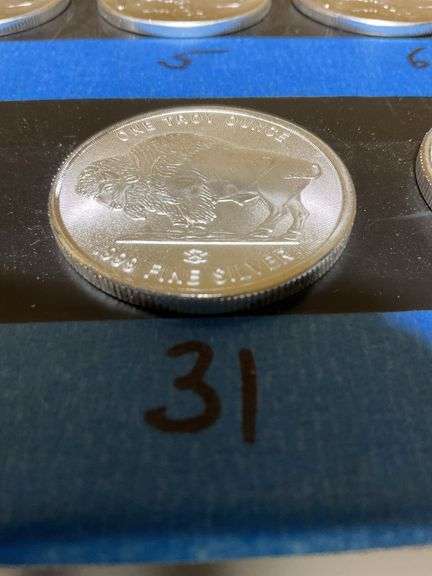 1 Oz Silver Buffalo Round