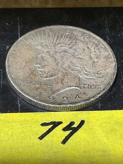 1924 Peace Silver Dollar