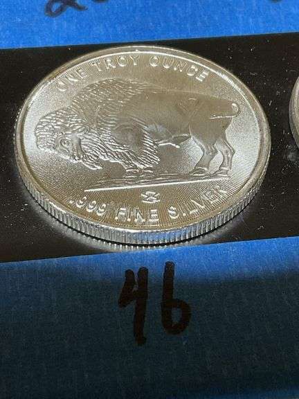 1 Oz Silver Buffalo Round