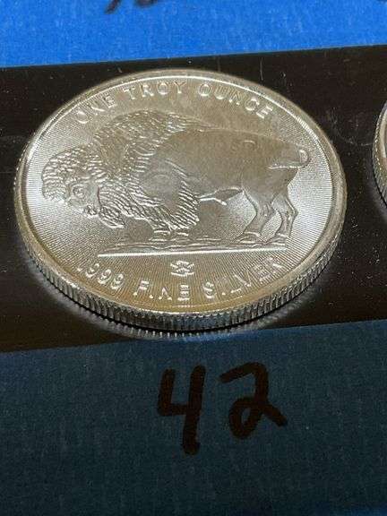 1 Oz Silver Buffalo Round